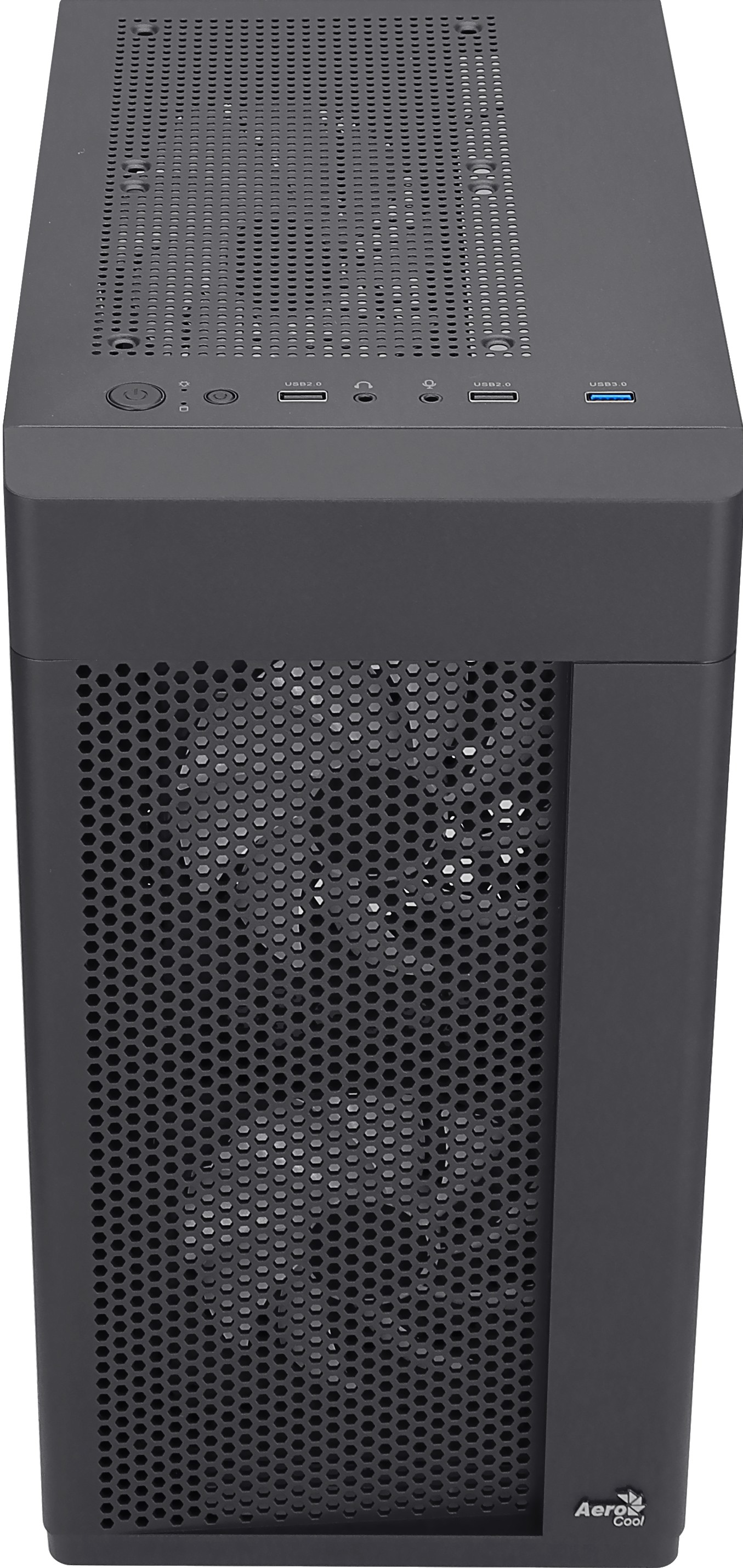 Case Aerocool Hexform-G-BK-v2 Midi-Tower Vetro Temperato Nero - Immagine 1