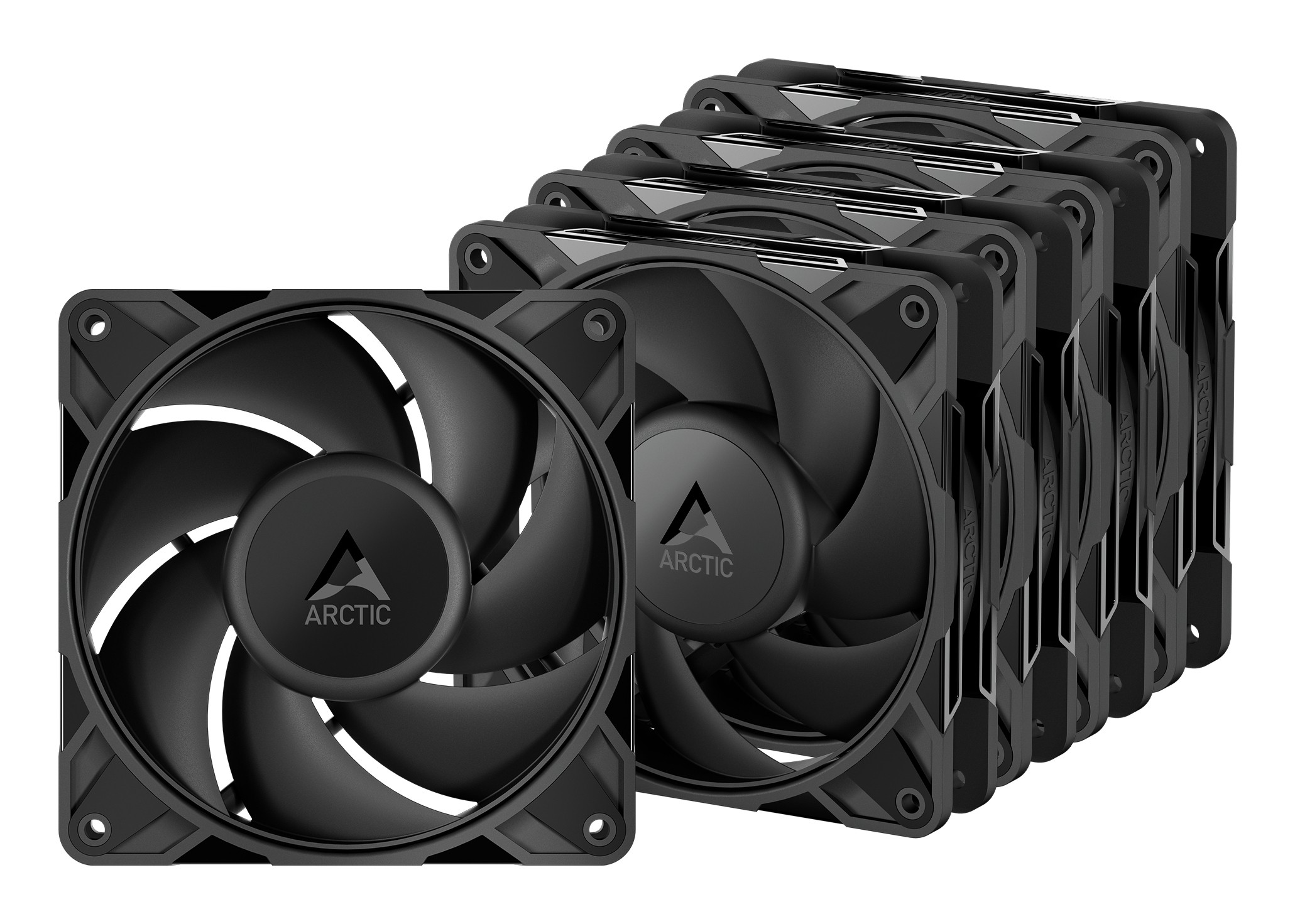 Ventola ARCTIC P12 Pro PST Kit Da 5 120mm Nero - Immagine 1