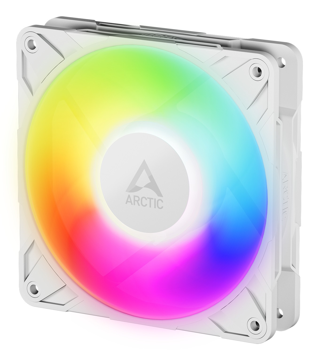 Ventola ARCTIC P12 Pro ARGB PWM 120mm Bianco - Immagine 1