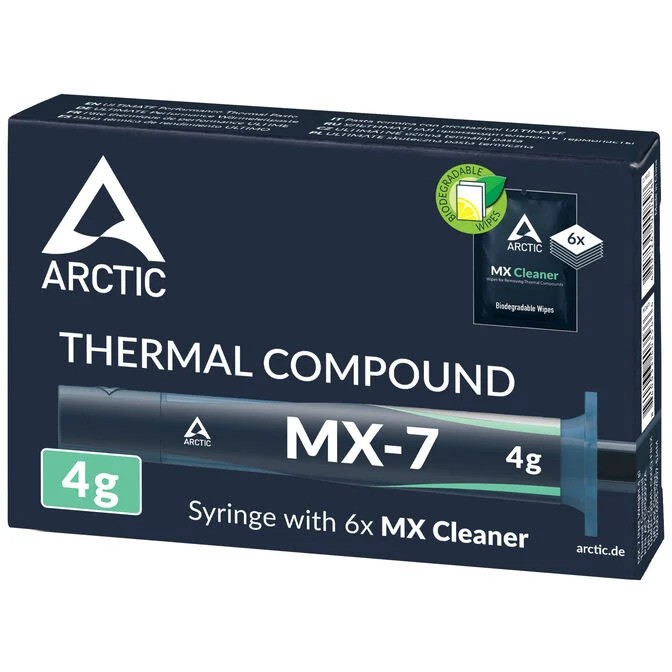 Pasta termica Arctic MX-7 Cleaning Wipes 4g - Immagine 1