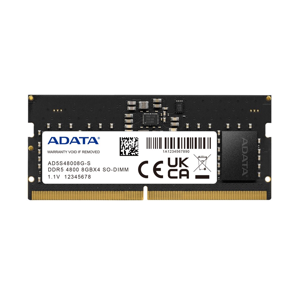 RAM SO-DIMM ADATA 8GB (1x8) DDR5 4800MHz CL40 - Immagine 1