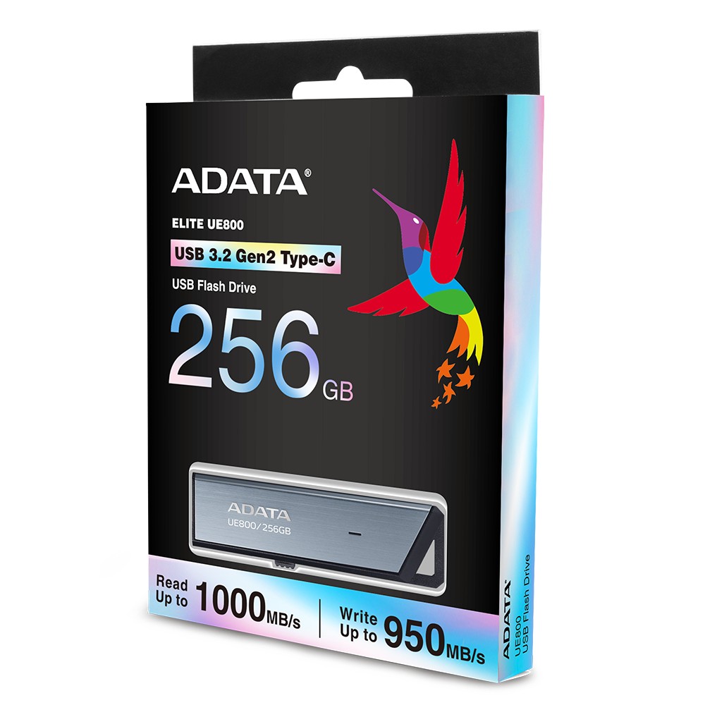 Pendrive ADATA UE800 Elite 256 GB USB C 3.2 argento - Immagine 1