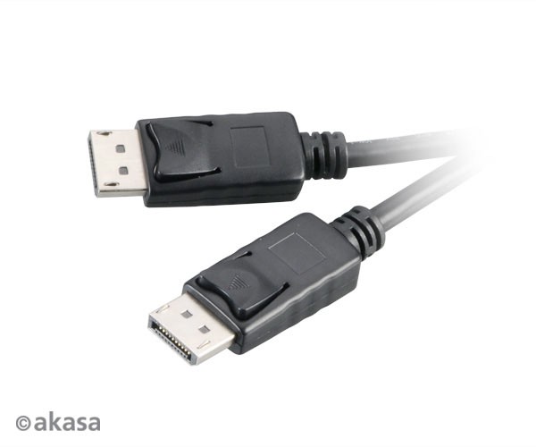 Cavo DisplayPort Akasa Nero 2m - Immagine 1
