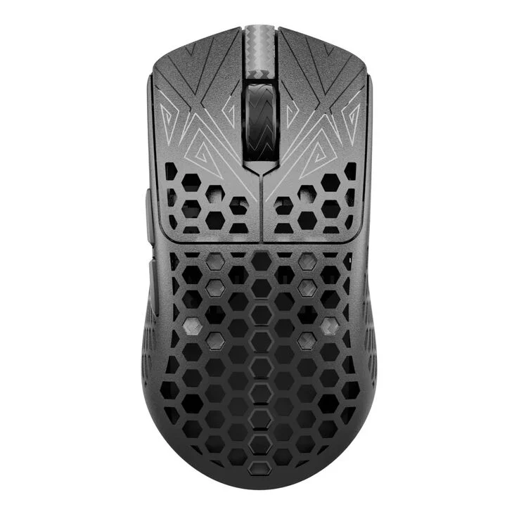 Mouse Da Gaming Vancer Akitsu Fibra Di Carbonio Nero Wireless - Immagine 1