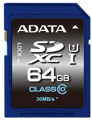 SCHEDA SDXC ADATA Premier 64 GB - Immagine 1