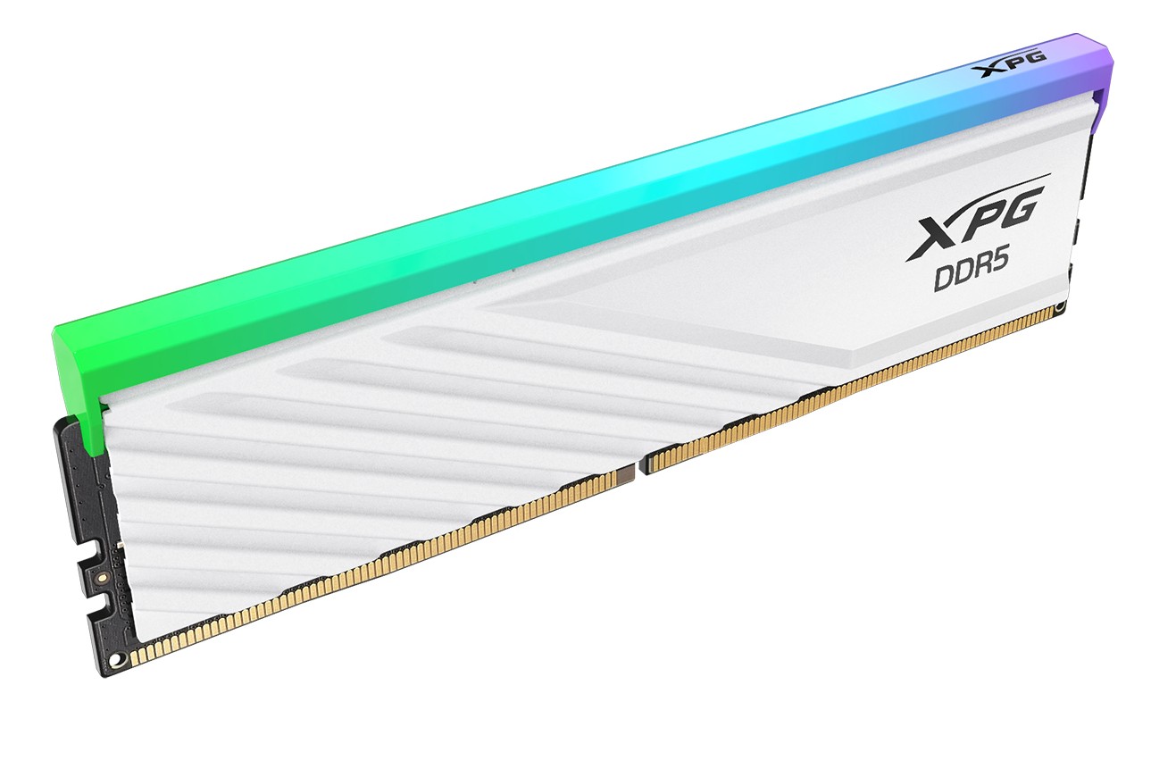 Ram ADATA XPG LANCER BLADE DDR5 5600Mhz 8GB (1x8GB) RGB CL46 Bianco XMP/EXPO - Immagine 1