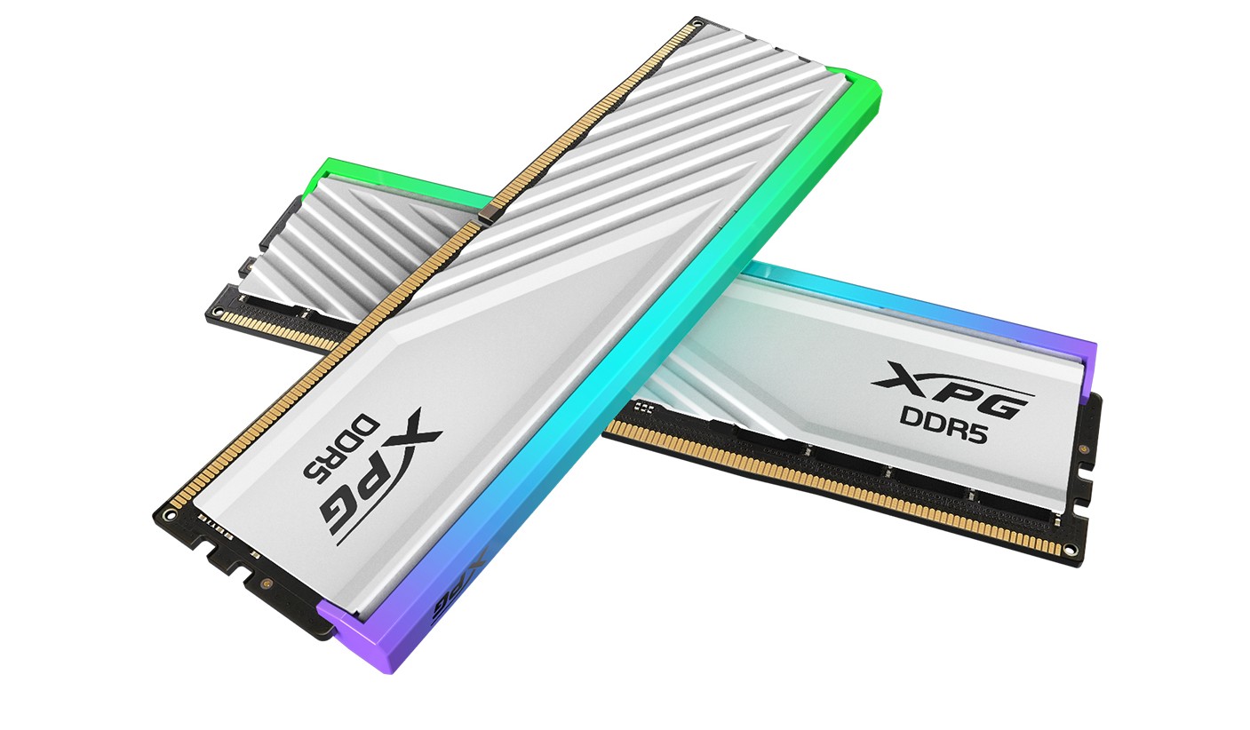 Ram ADATA XPG Lancer Blade DDR5 6000Mhz (2x16) 32GB RGB XMP 3.0 EXPO Bianco CL48 - Immagine 1