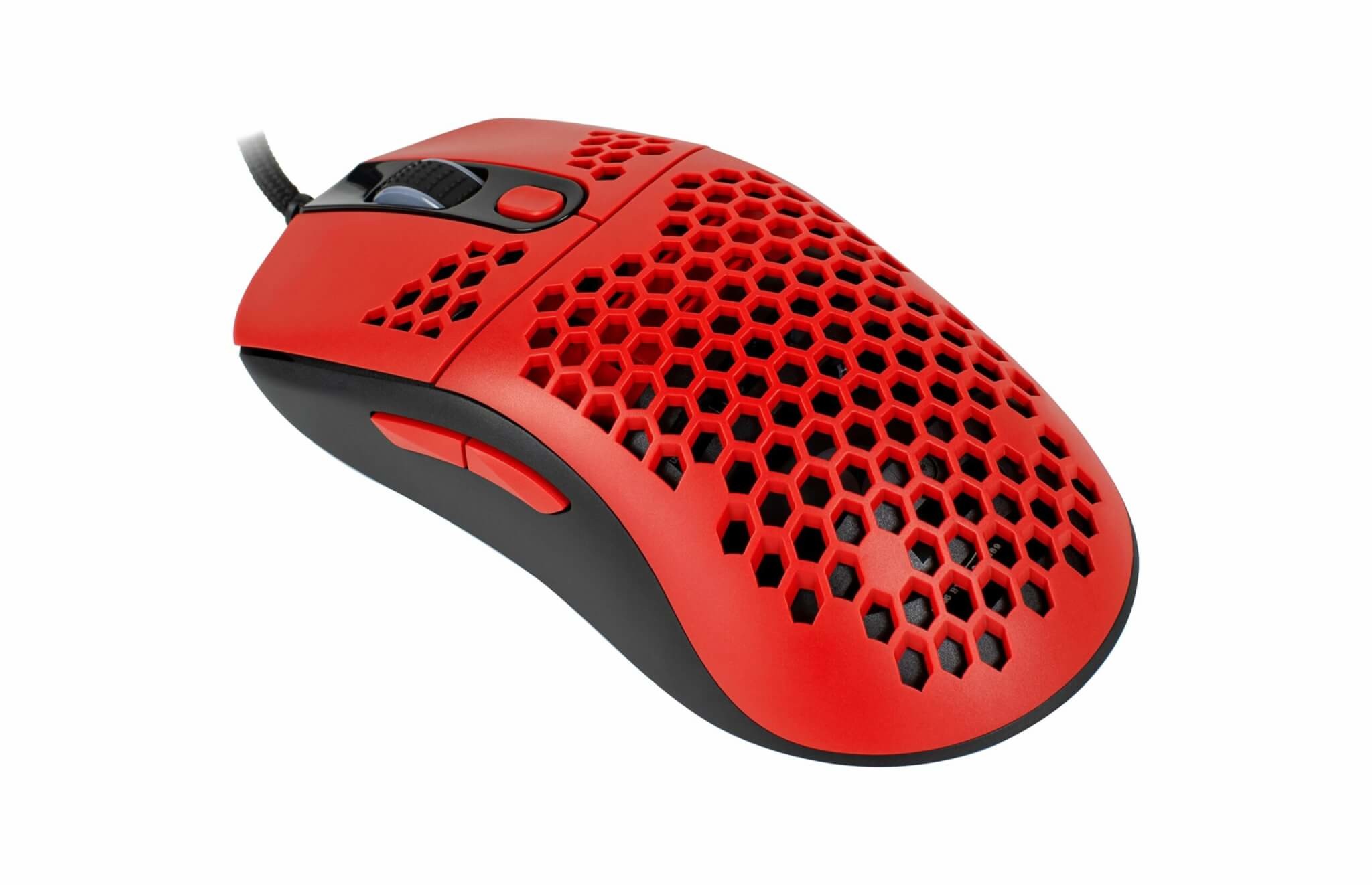 Mouse Arozzi FAVO Ultra Light gaming Rosso Nero - Immagine 1