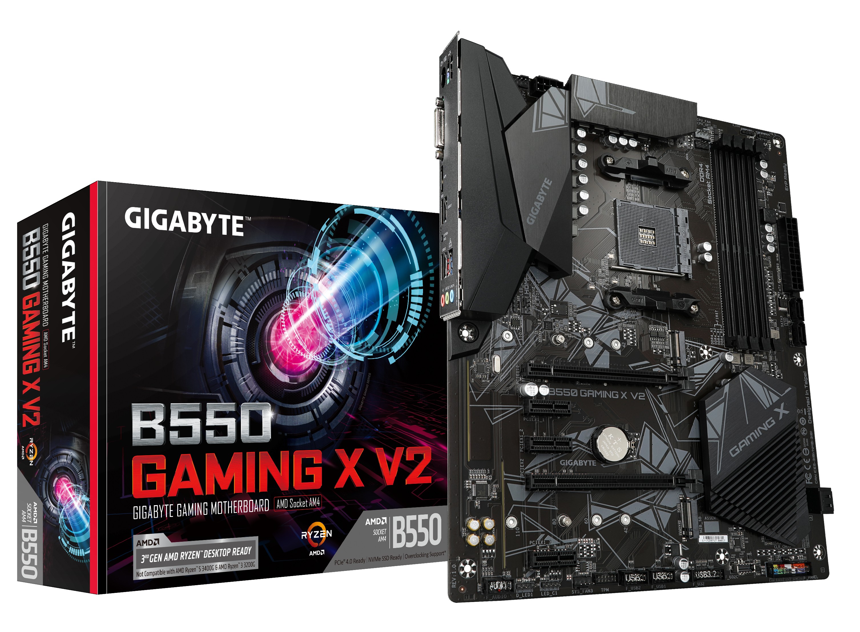 Scheda Madre GIGABYTE GA-B550-GAMING X V2 socket AM4 - Immagine 1