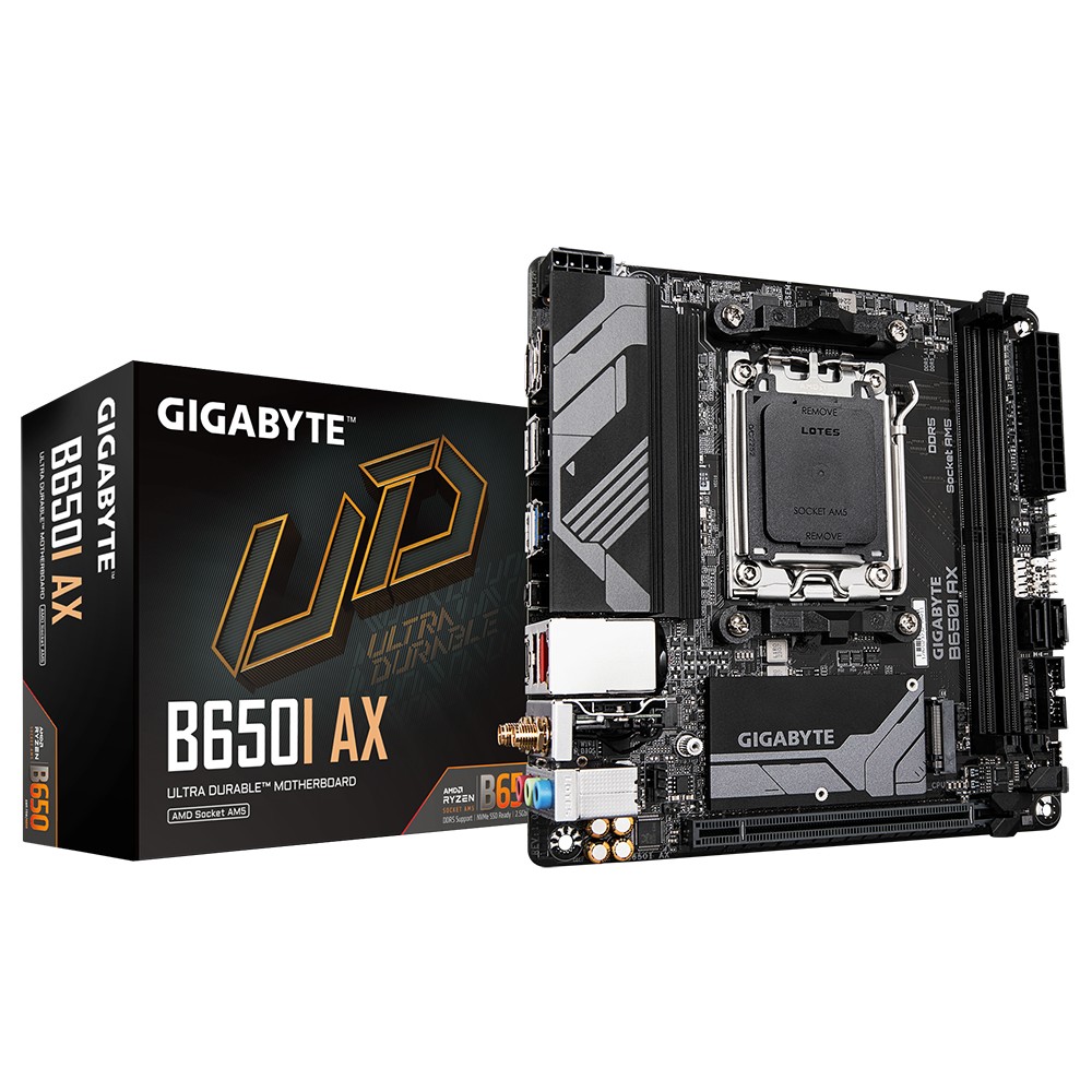 Scheda Madre Gigabyte GA-B650I AX Socket AM5 - Immagine 1