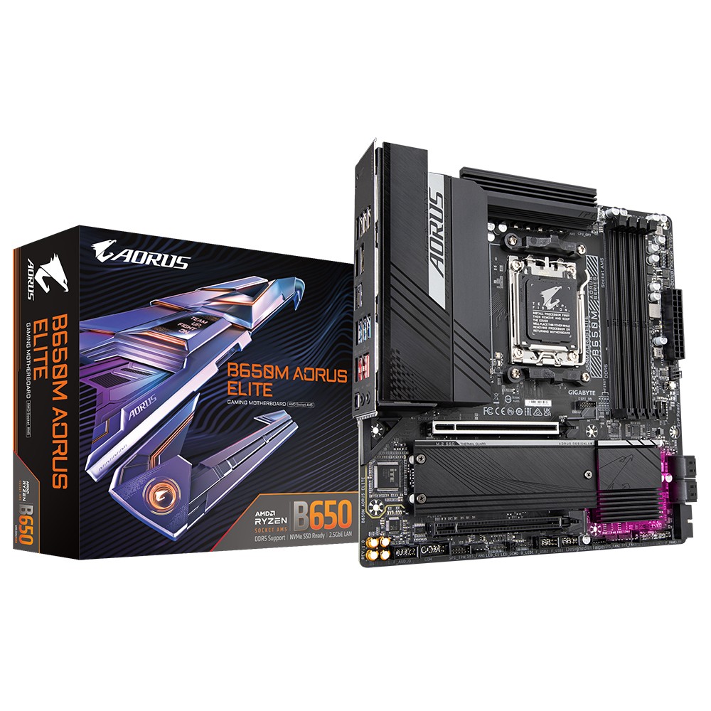 Scheda Madre Gigabyte GA-B650M-AORUS Micro-ATX DDR5 Socket AM5 - Immagine 1