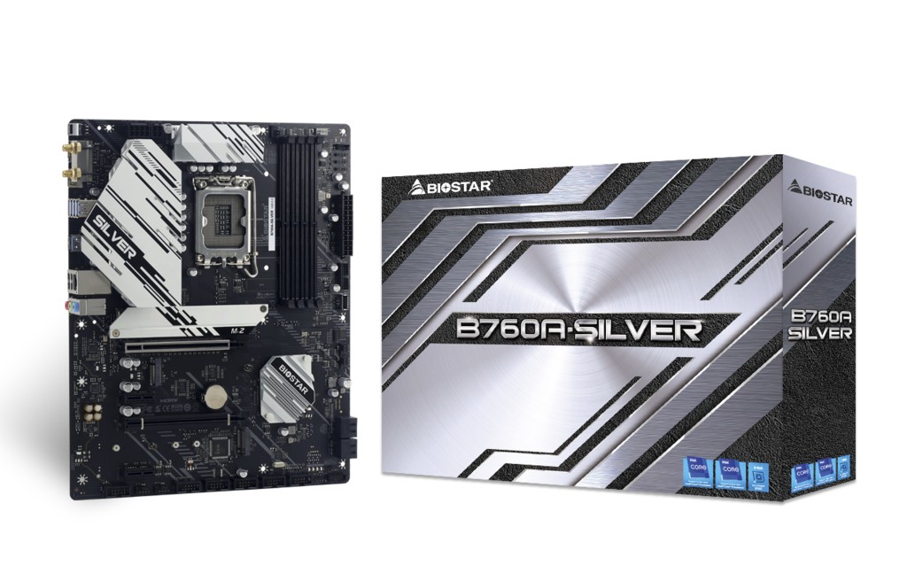 Scheda Madre Biostar B760A-SILVER socket 1700 ATX - Immagine 1