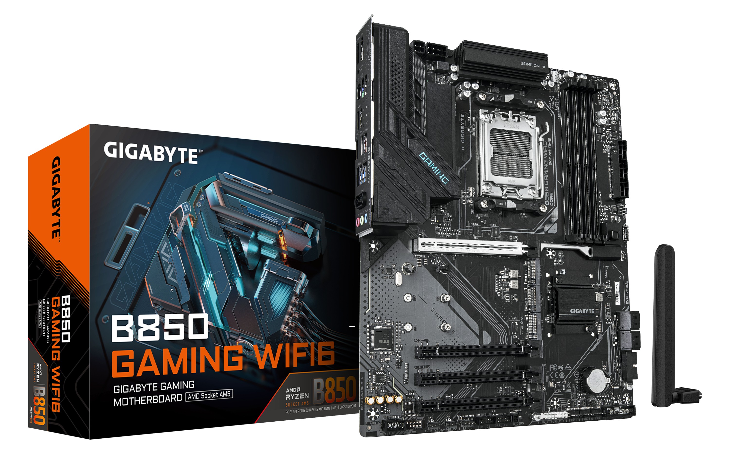 Scheda Madre Gigabyte GA-B850 GAMING WIFI 6 AM5 DDR5 ATX - Immagine 1