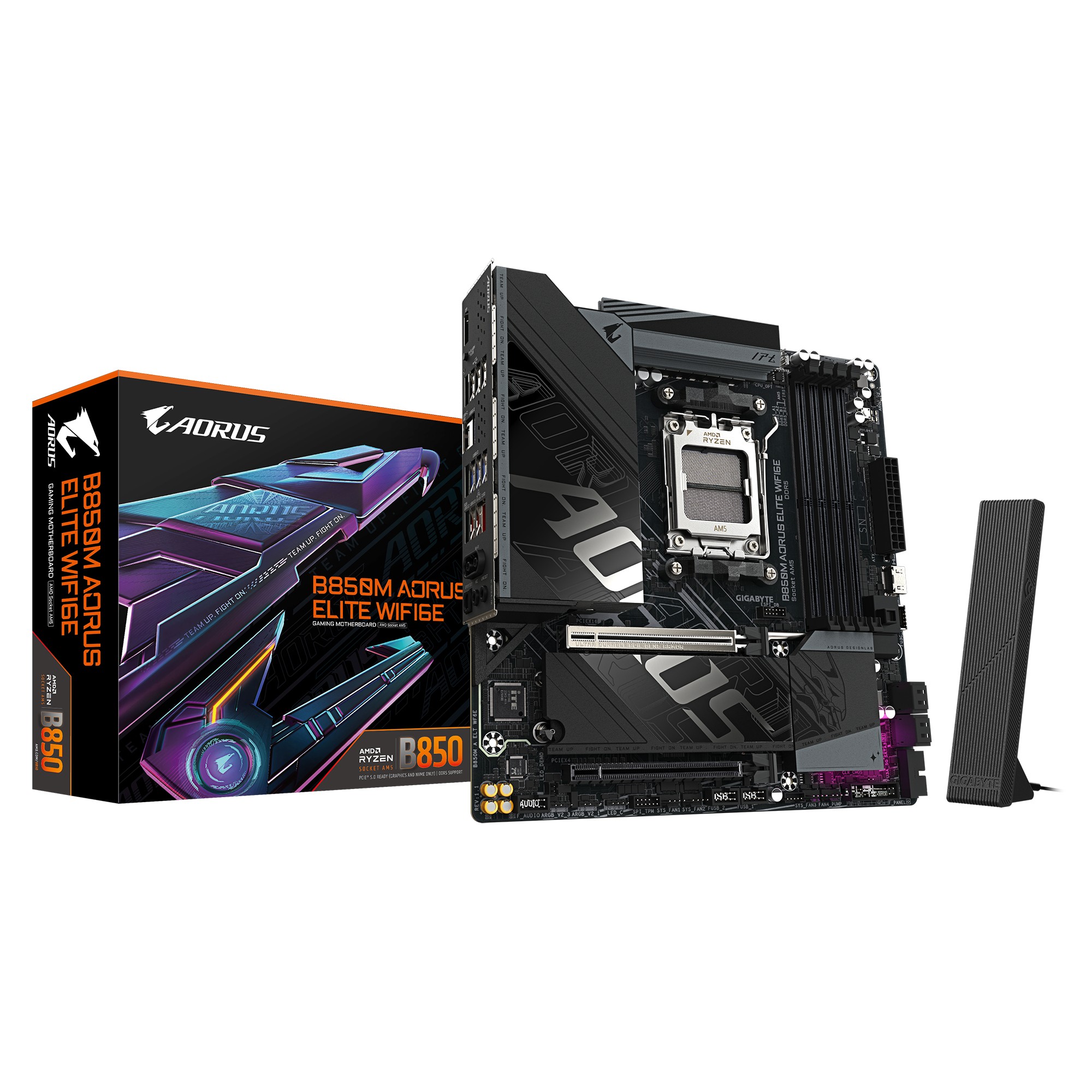 Scheda Madre Gigabyte GA-B850M A ELT WF6E Micro-ATX DDR5 Socket AM5 - Immagine 1