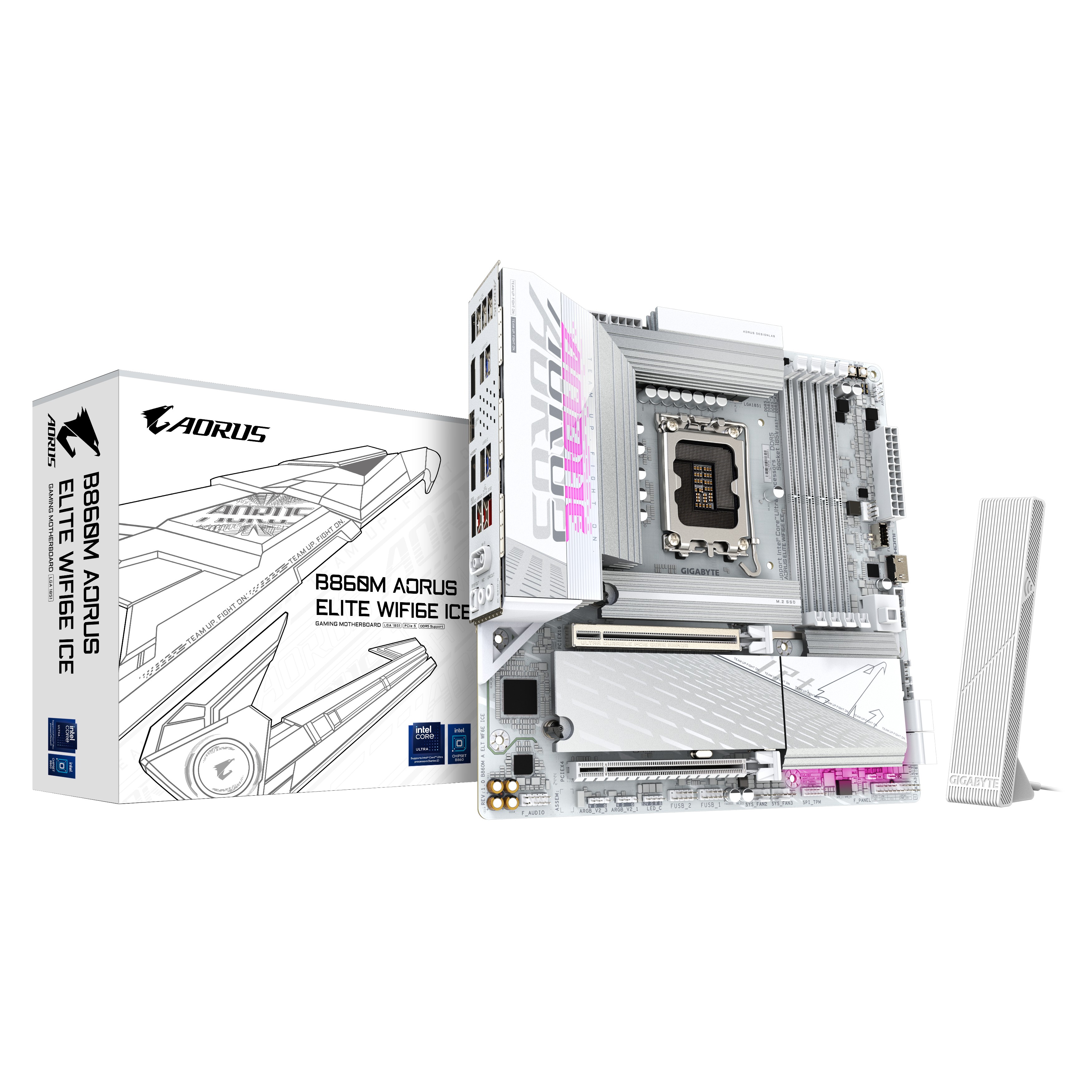 Scheda Madre Gigabyte GA-B860M A ELT WF6E ICE LGA 1851 (D) - Immagine 1