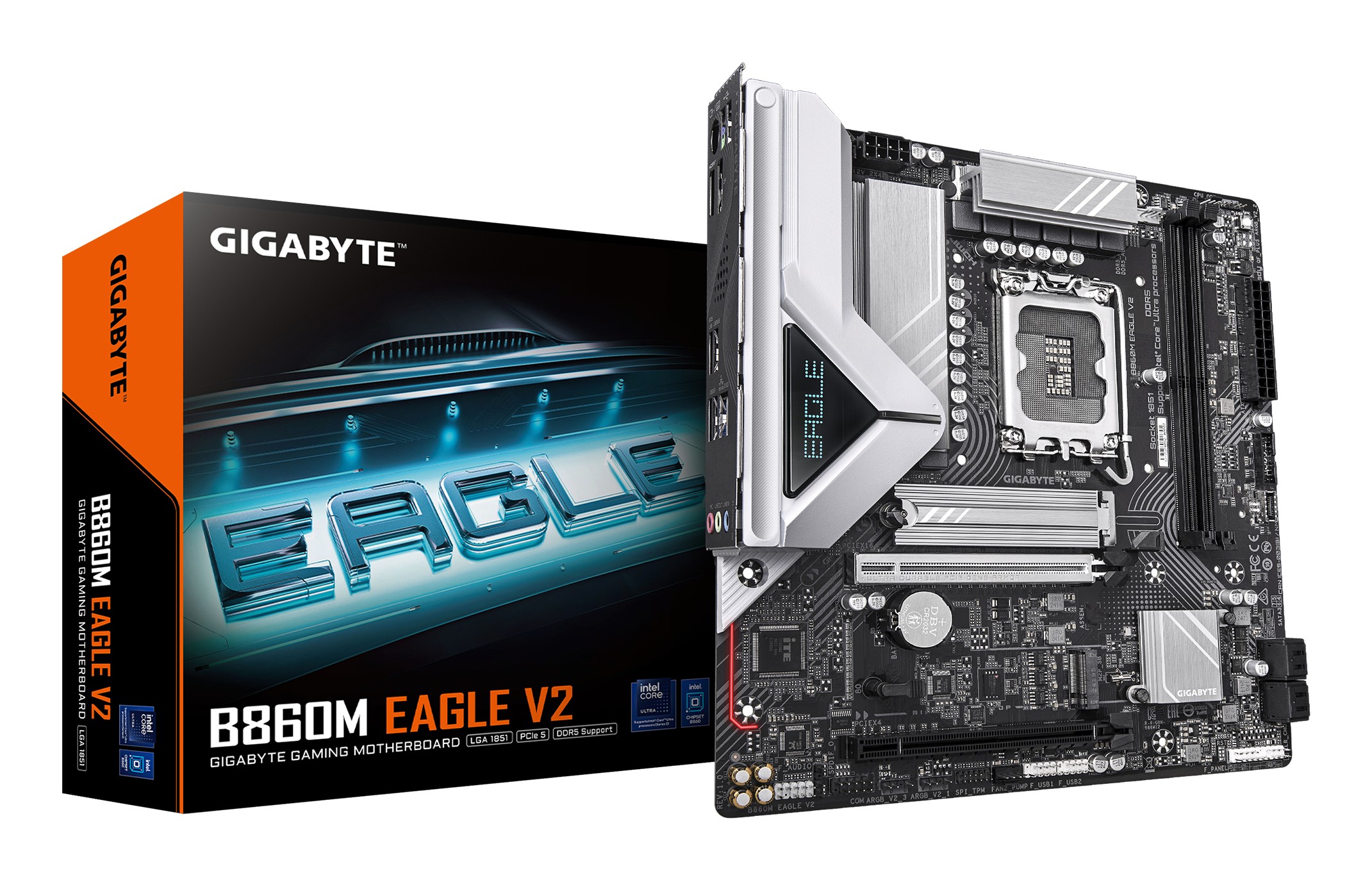 Scheda Madre Gigabyte GA-B860M EAGLE Micro-ATX DDR5 Socket LGA 1851 - Immagine 1