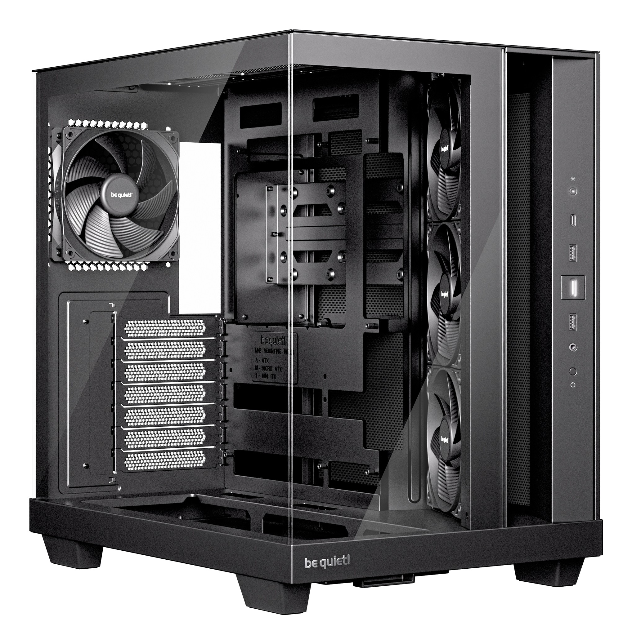 Case Be Quiet! Light Base 500 Mid Tower ATX Vetro Temperato Nero - Immagine 1