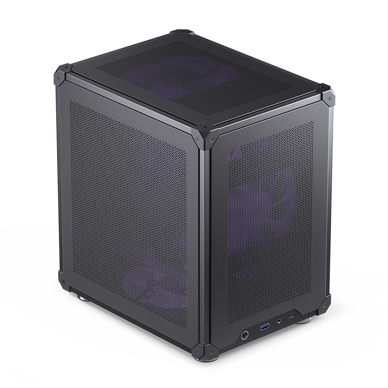Case Jonsbo C6 Micro-ATX Nero - Immagine 1
