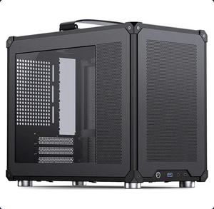 Case Jonsbo C6 MAX Mini Micro ATX Vetro Temperato Nero - Immagine 1
