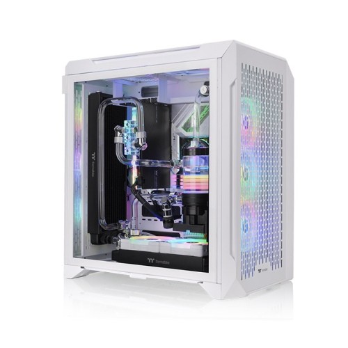 Case ThermalTake CTE C700 Air Snow Midi-Tower Vetro Temperato Bianco - Immagine 1