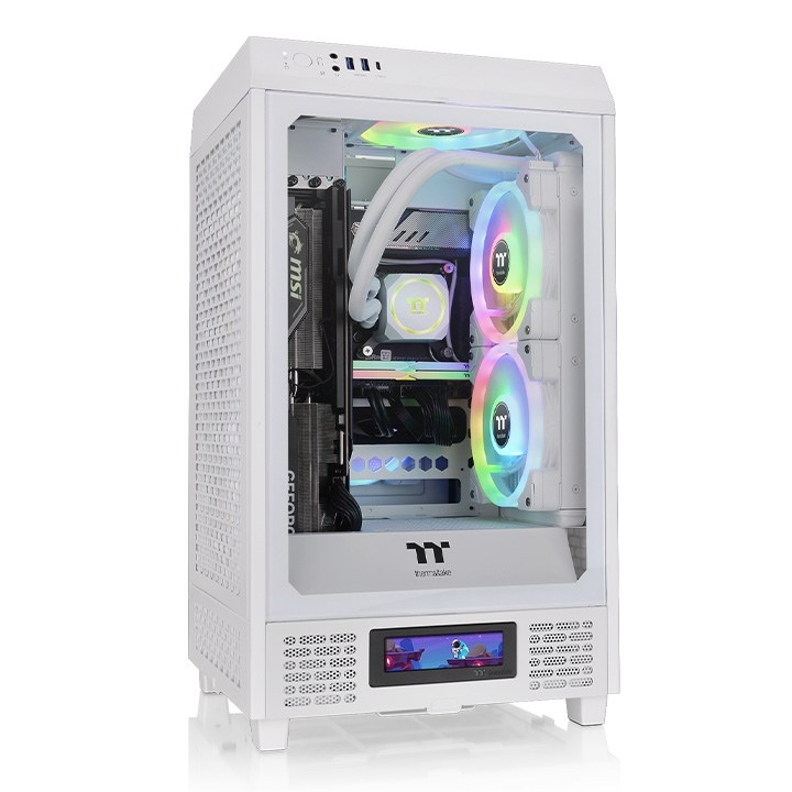Case Thermaltake The Tower 200 snow white - Immagine 1