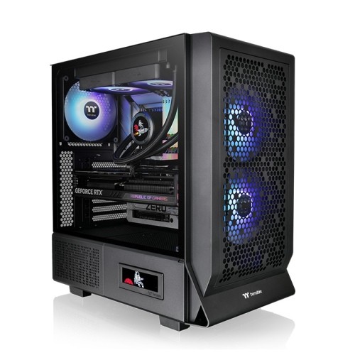 Case Thermaltake Ceres 330 TG ARGB Midi Tower Nero - Immagine 1