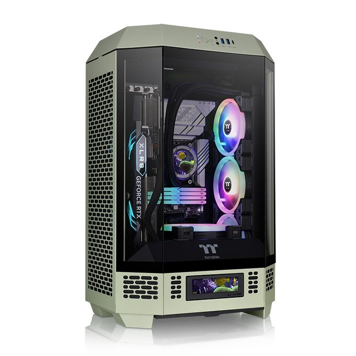 Case Thermaltake 300 Matcha Green Micro Tower Verde - Immagine 1