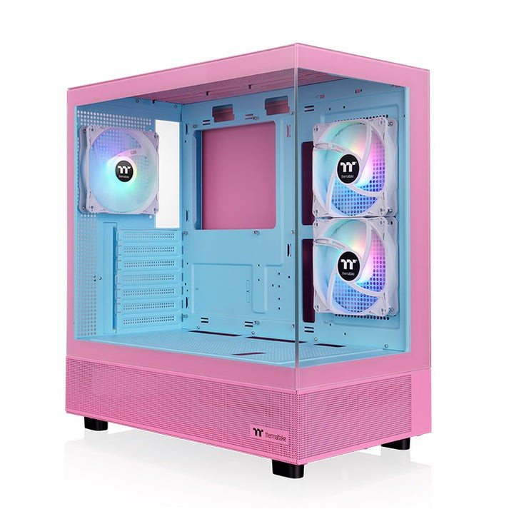 Case Thermaltake View 270 Plus TG ARGB Midi Tower Vetro Temperato Rosa - Immagine 1