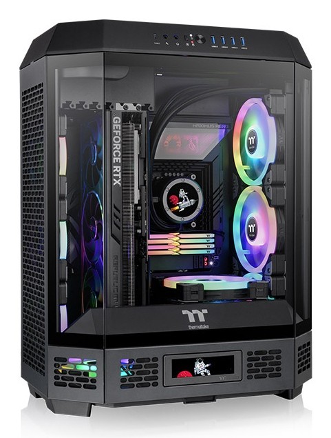 Case Thermaltake The Tower 600 Midi Tower Nero - Immagine 1