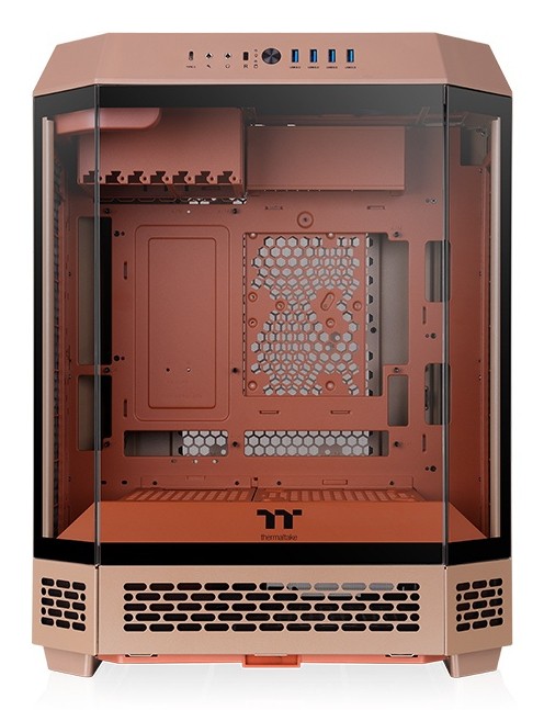 Case Thermaltake The Tower 600 Midi Tower Vetro Temperato Marrone - Immagine 1