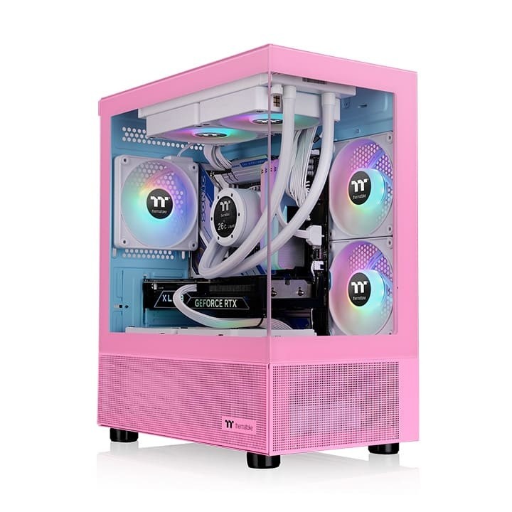 Case Thermaltake View 170 TG ARGB Midi Tower Vetro Temperato Rosa - Immagine 1