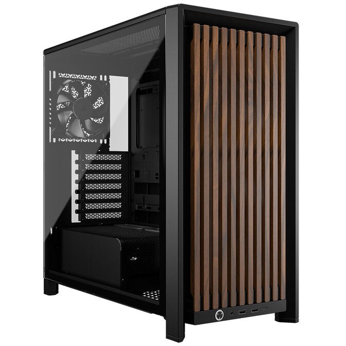 Case Corsair FRAME 4000D RS Wood Mid-Tower E-ATX Nero - Immagine 1