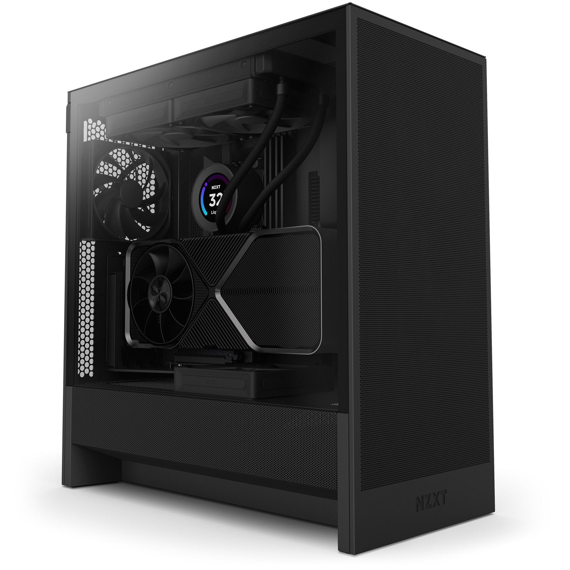 Case NZXT H5 Flow Midi Tower Nero - Immagine 1