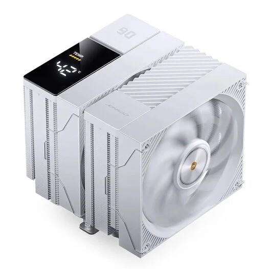 Dissipatore Ad Aria Jonsbo CC90 PWM 130mm display Bianco - Immagine 1