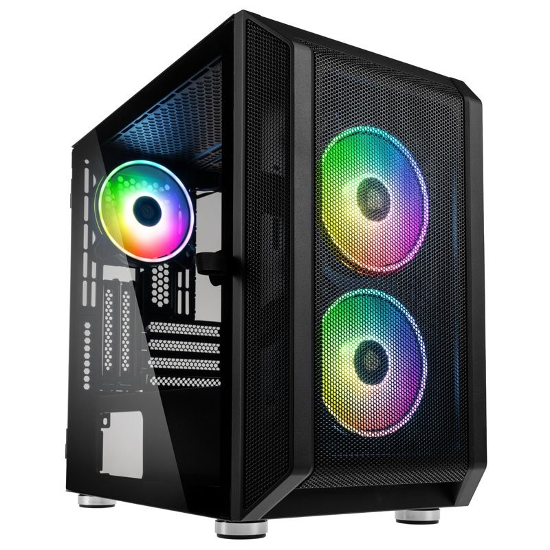 Case Kolink Citadel Mesh RGB Micro-ATX Nero - Immagine 1