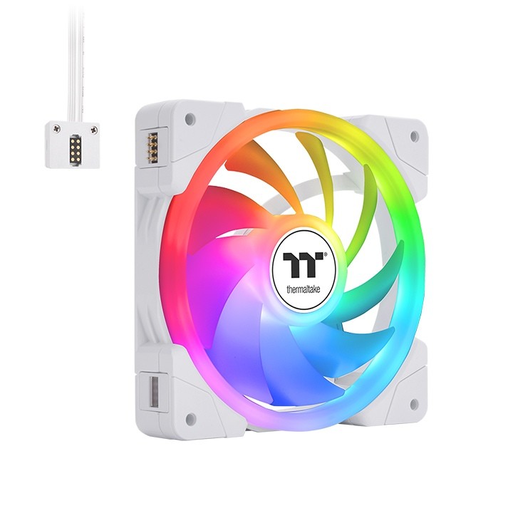 Ventola Thermaltake SWAFAN EX12 ARGB Bianco 3 pz - Immagine 1