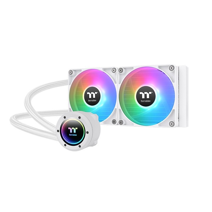 Dissipatore A Liquido ThermalTake TH240 V2 ARGB Sync All-In-One Snow Edition 240 mm Bianco - Immagine 1