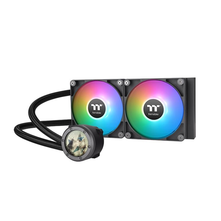 Dissipatore A Liquido ThermalTake TH240 V2 Ultra ARGB Sync All-In-One 240 mm Nero - Immagine 1