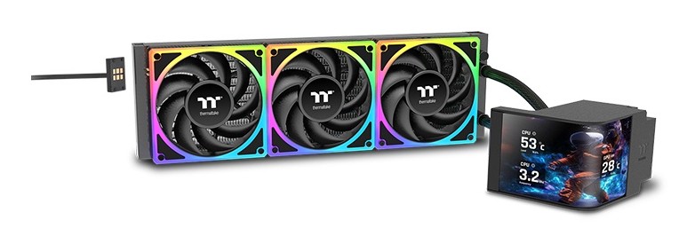 Dissipatore a Liquido Thermaltake MAGCurve 360 Ultra RGB 360mm Nero