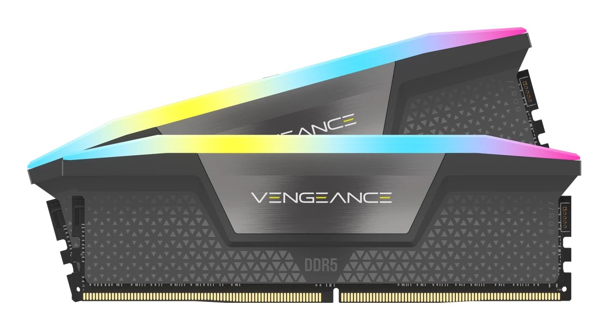 Ram Corsair Vengeance DDR5 32Gb (2x16) 6000Mhz RGB CL38 XMP/EXPO Nero