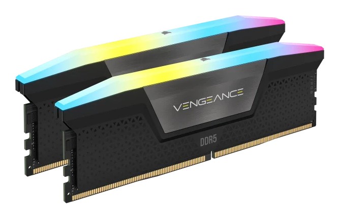 Ram Corsair Vengeance DDR5 64Gb (2x32) 6000Mhz RGB CL40 XMP Nero - Immagine 1