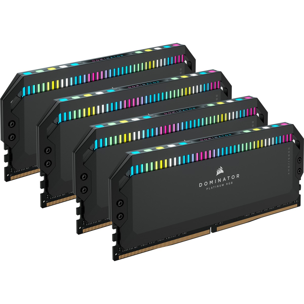 RAM Corsair Dominator Platinum RGB 64GB (4X16) DDR5 6400 MHz CL32 nero - Immagine 1