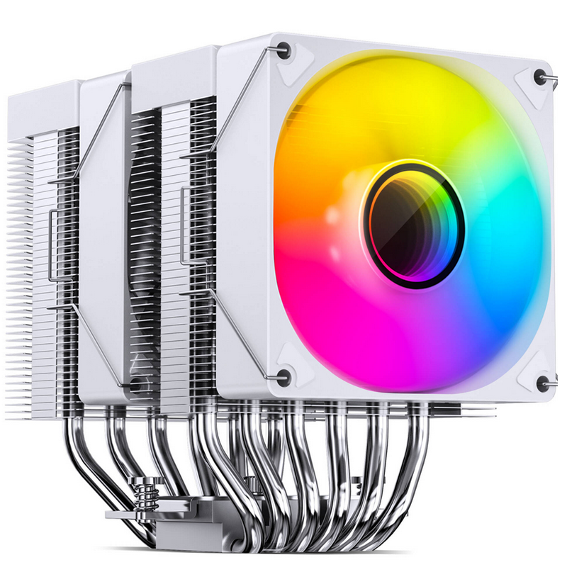 Dissipatore Ad Aria Jonsbo CR 1400 DV2 CPU 2 x 92mm Bianco - Immagine 1