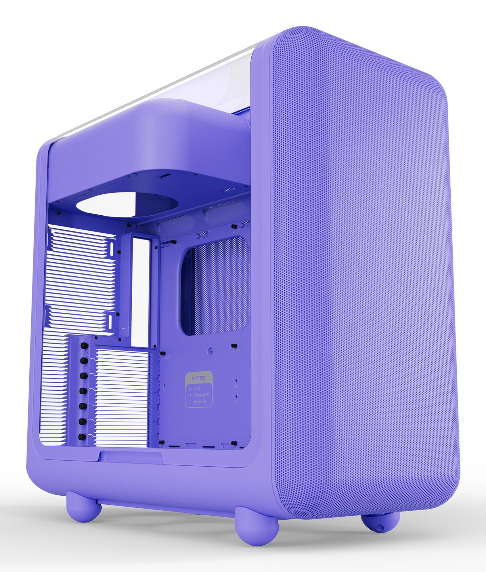 Case HYTE X50 Midi Tower ATX Vetro Temperato Viola - Immagine 1