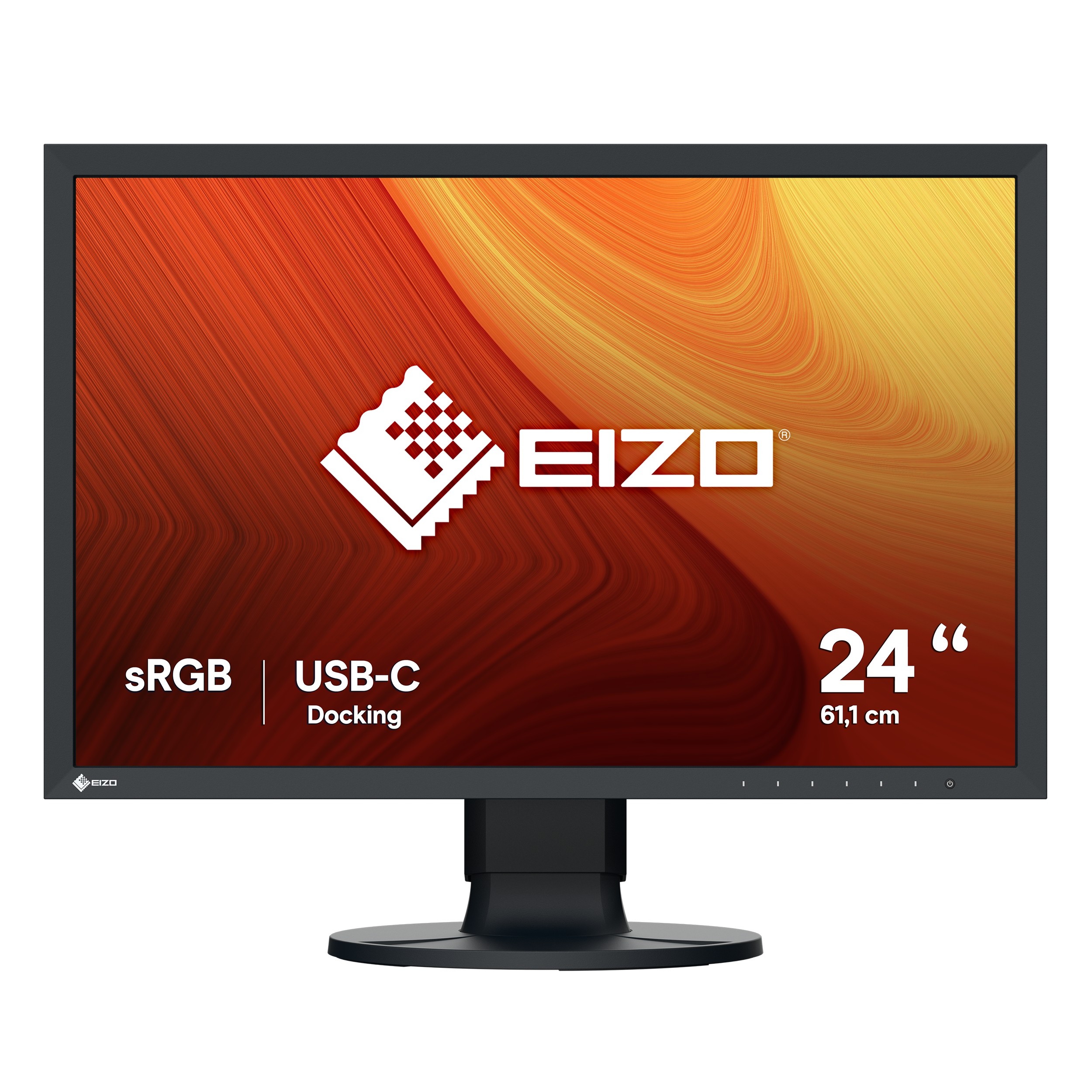 Monitor EIZO CS2400R 24'' WXGA IPS USB-C HDMI LED Nero - Immagine 1