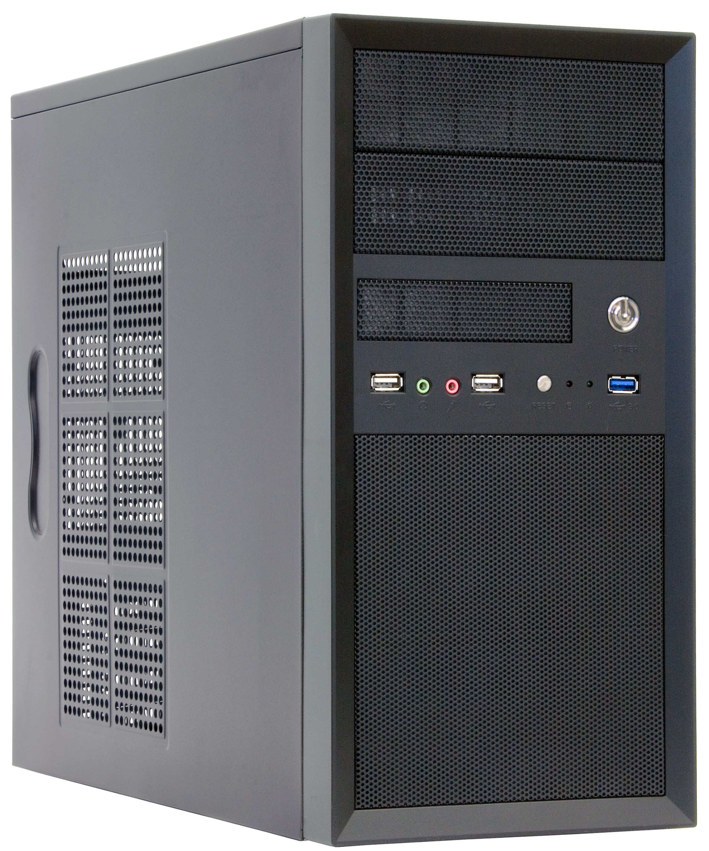 Case Chieftec CT-01B-OP Mini Tower Nero - Immagine 1
