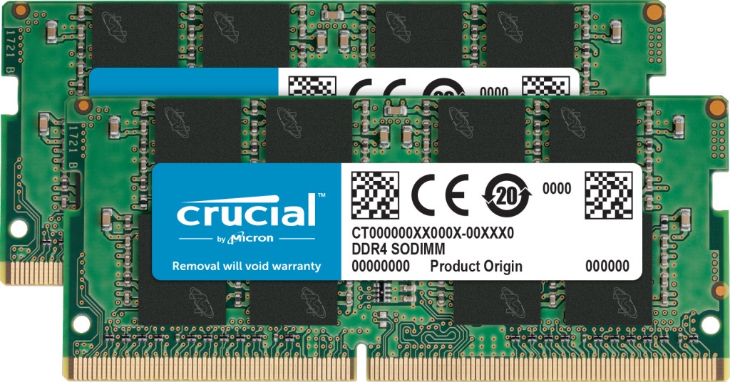 RAM SO-DIMM Crucial DDR4 3200MHz 16GB (2x8) CL22 - Immagine 1