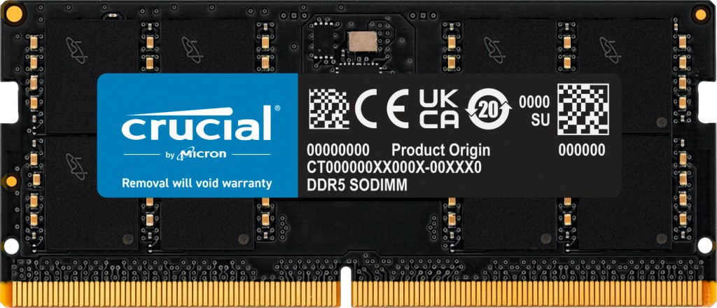 RAM SO-DIMM Crucial DDR5 4800MHz 32GB (1x32) CL40