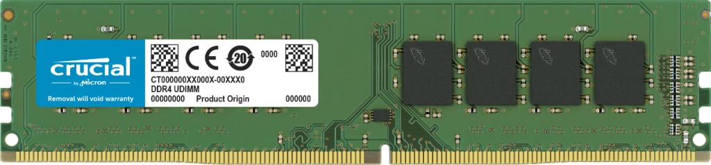 RAM Crucial DDR4 8GB (1x8) 3200MHz CL22