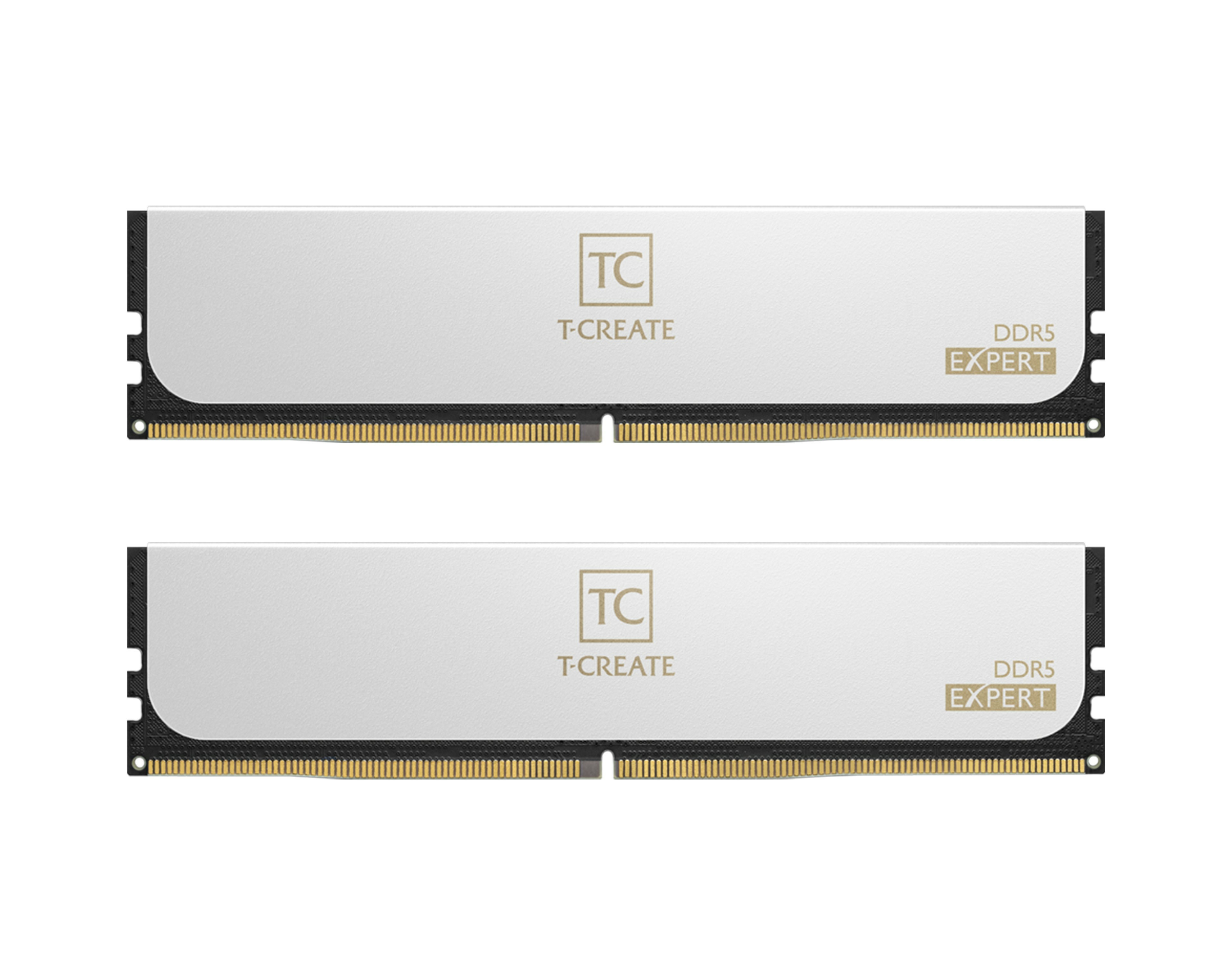 Ram Team Group T-Create Expert DDR5 6000 (2x32) 64GB Bianco XMP EXPO CL34 - Immagine 1